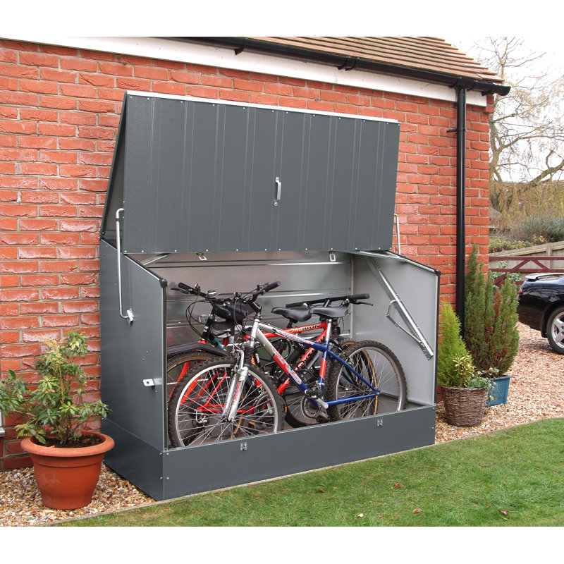 trimetals protect a cycle 6 ft. w x 3 ft. d overlap pent